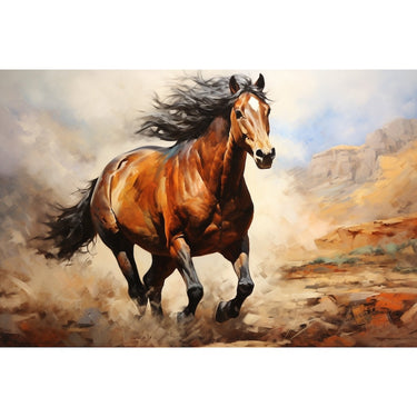 Horse Acrylic Canvas on Canvas